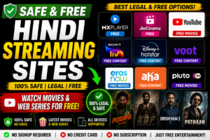 Best Website to Watch Movies and Web Series for Free in Hindi (2026)